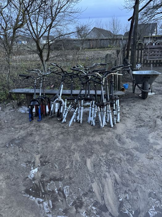 Вилки пере на скутера різні моделі