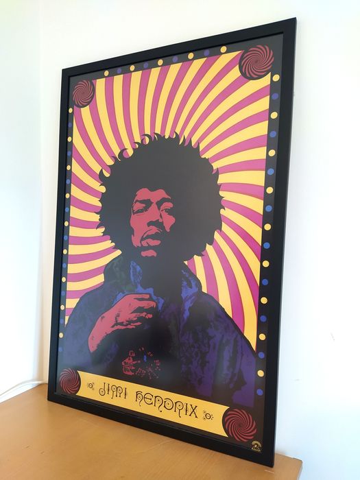 Poster Jimi Hendrix Emoldurado