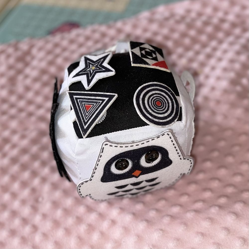Miękka kostka edukacyjna sensoryczna dla niemowląt
