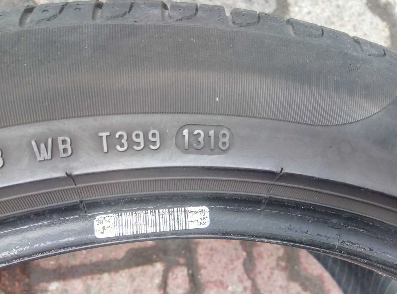 Używane opony letnie 235/45R18 Pirelli komplet