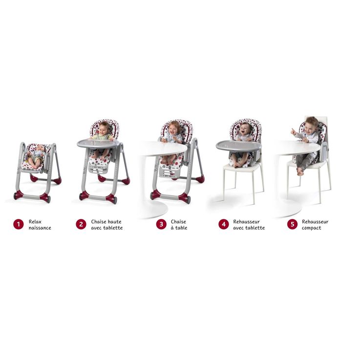 Cadeira de alimentação evolutiva Chicco Progress 5