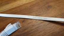 RJ45 Cat.6 (wtyczka) Kabel ethernet 1m Plaski Flat