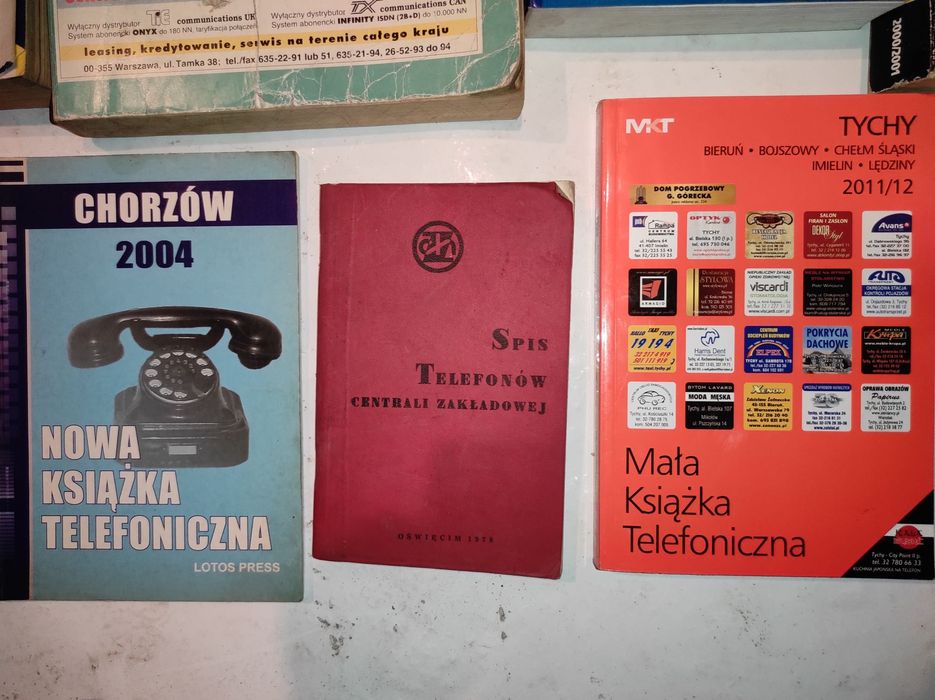 KSIĄŻKI TELEFONICZNE - 1997/2015r. - 17 sztuk ! - Klienci Prywatni