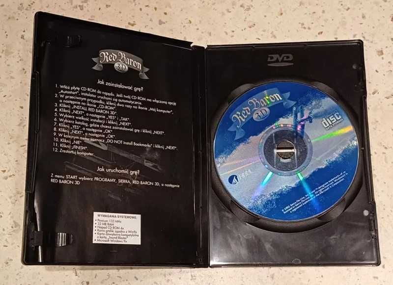 Gra PC CD-ROM Red Baron 3-D