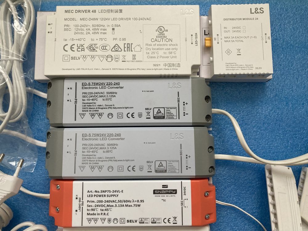 Блоки живлення/LED Сonverter/Power supplay/трансформатор/24В/45/50/75W