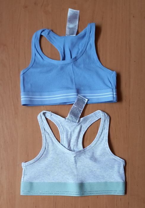 Top stanik sportowy PEPCO nowe 2 sztuki rozmiar 134/140