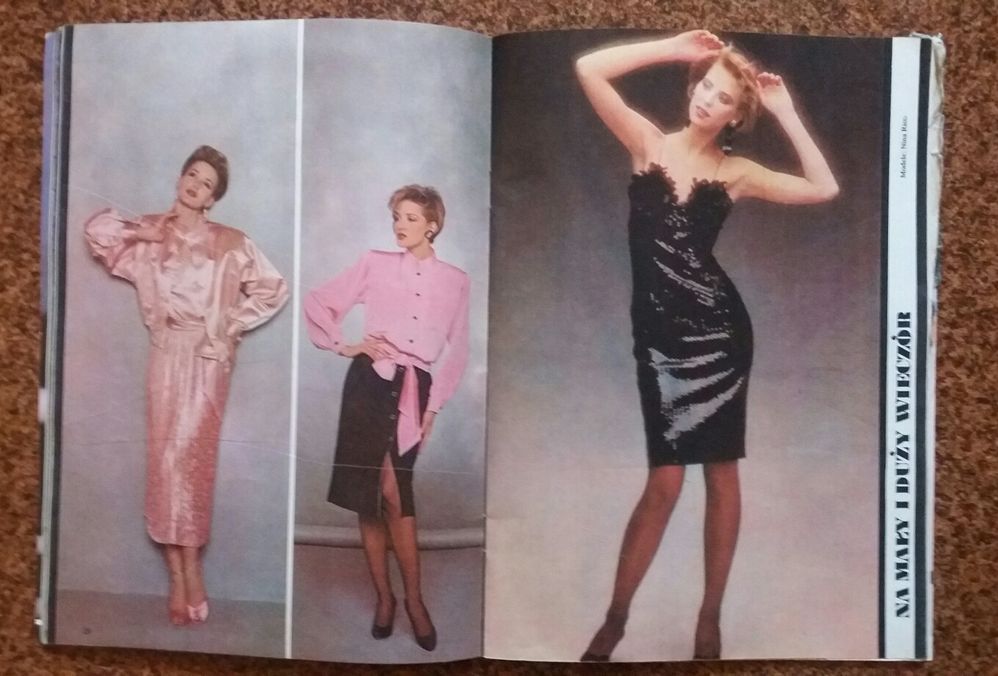 Czasopismo Moda 1985 z laureatkami konkursu Miss Polonia 85