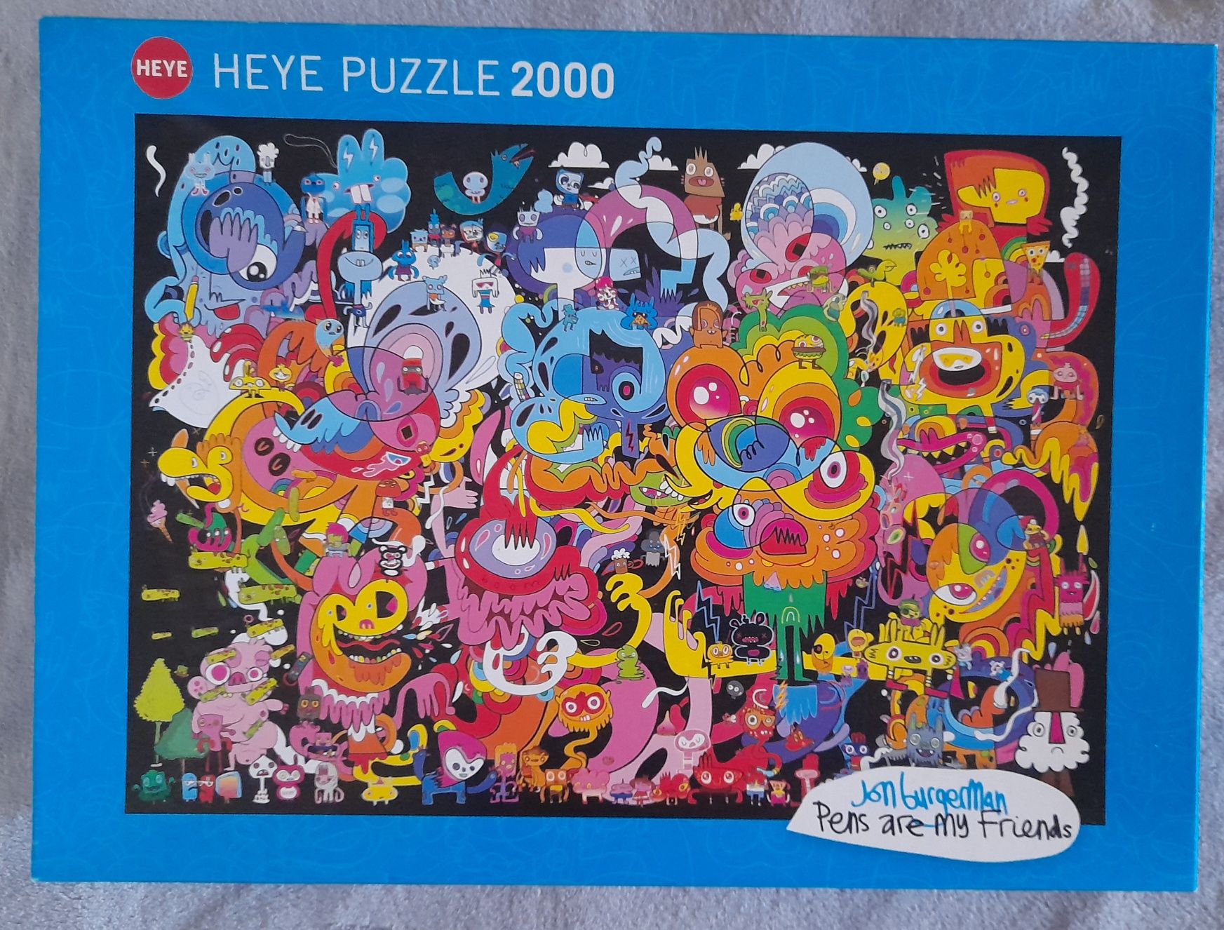 Puzzle Heye 2000 peças
"New Psychedoodlic"