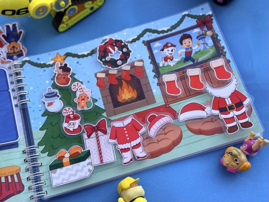 Альбом на липучках “Зимова місія” – Щенячий Патруль!
