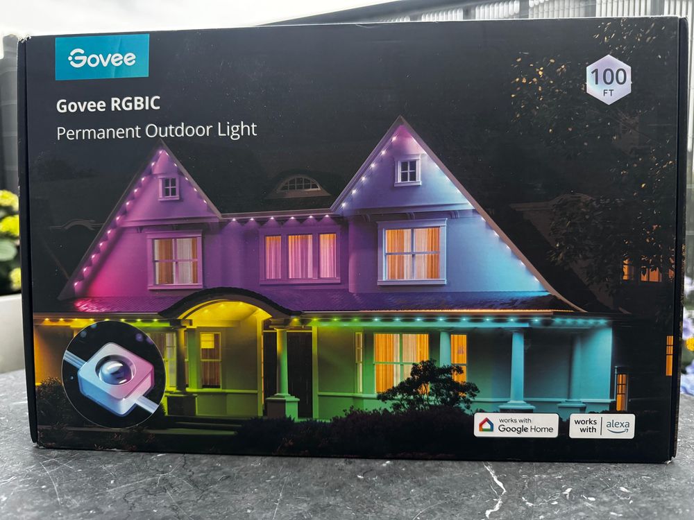 Oświetlenie zewnętrzne domu LED RGBIC IP67 H705A IP65
