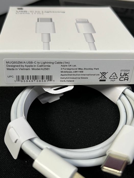 Оригінальна зарядка 20W для iPhone | Швидкий адаптер кабель Lighting