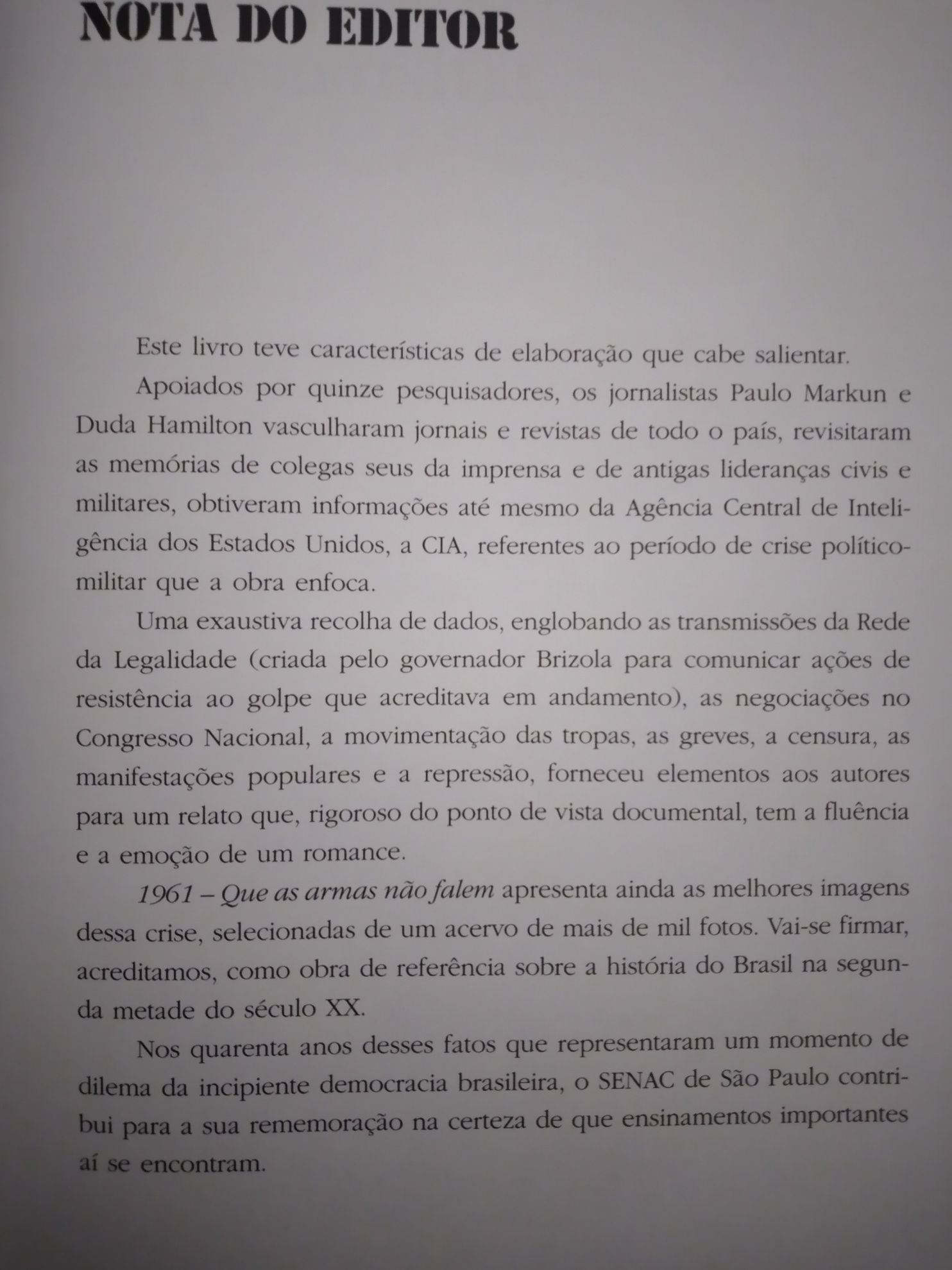 1961 Que as armas não falem