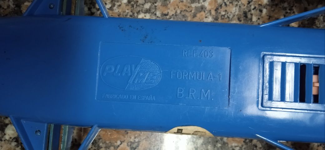 Carrinho fórmula-1 PlayMe B.R.M raro anos 60