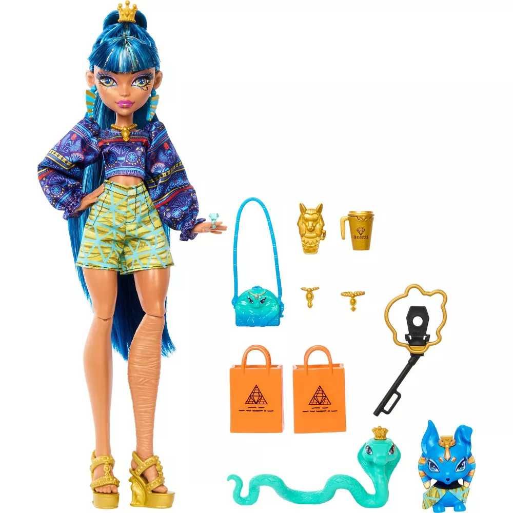 Колекційна лялька Monster High Faboolous Pets Cleo De Nile