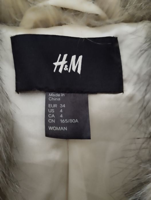 Piękne futerko H&M / S/TANIO