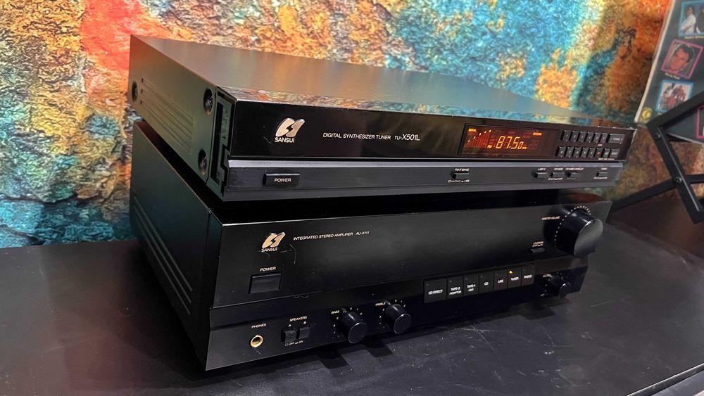 Sansui AU-X111 & TU-X501L zestaw/SERWIS/barwa 1. klasa/IDEAŁ/okazja