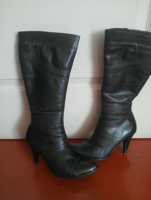 Сапожки зима шкіра