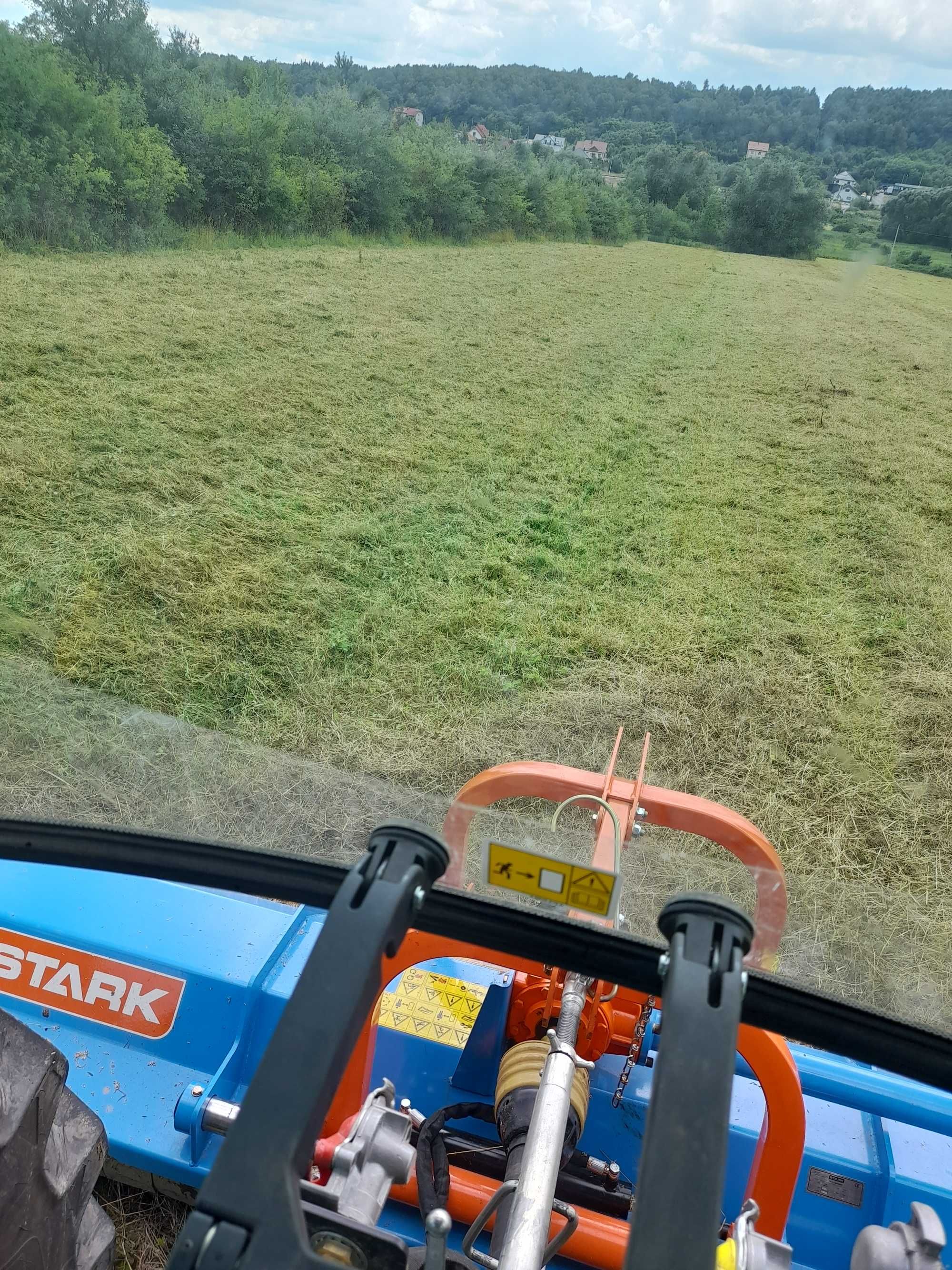 Mulczowanie koszenie nieużytków działek, wykaszanie bijakow
