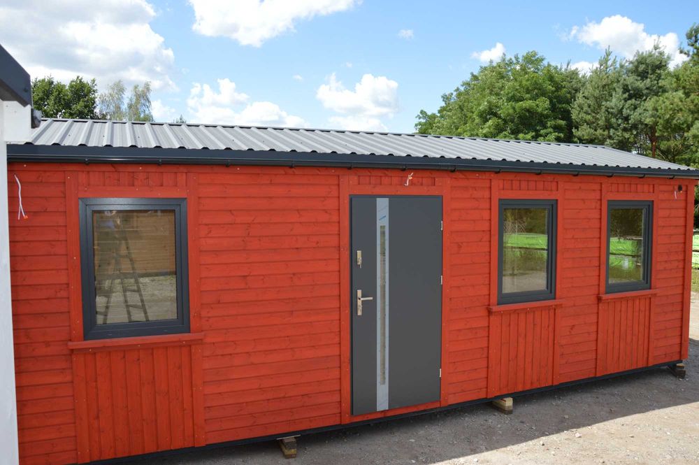 Domek drewniany 8mx3,2m ocieplony