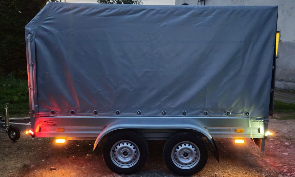 Przyczepka samochodowa  300x156x150 rok 2024 z mega oświetleniem LED