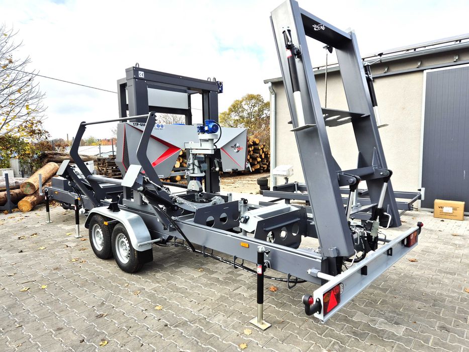 mobilny trak taśmowy TTP-600 Premium koła 600mm profesjonalny TRAK-MET