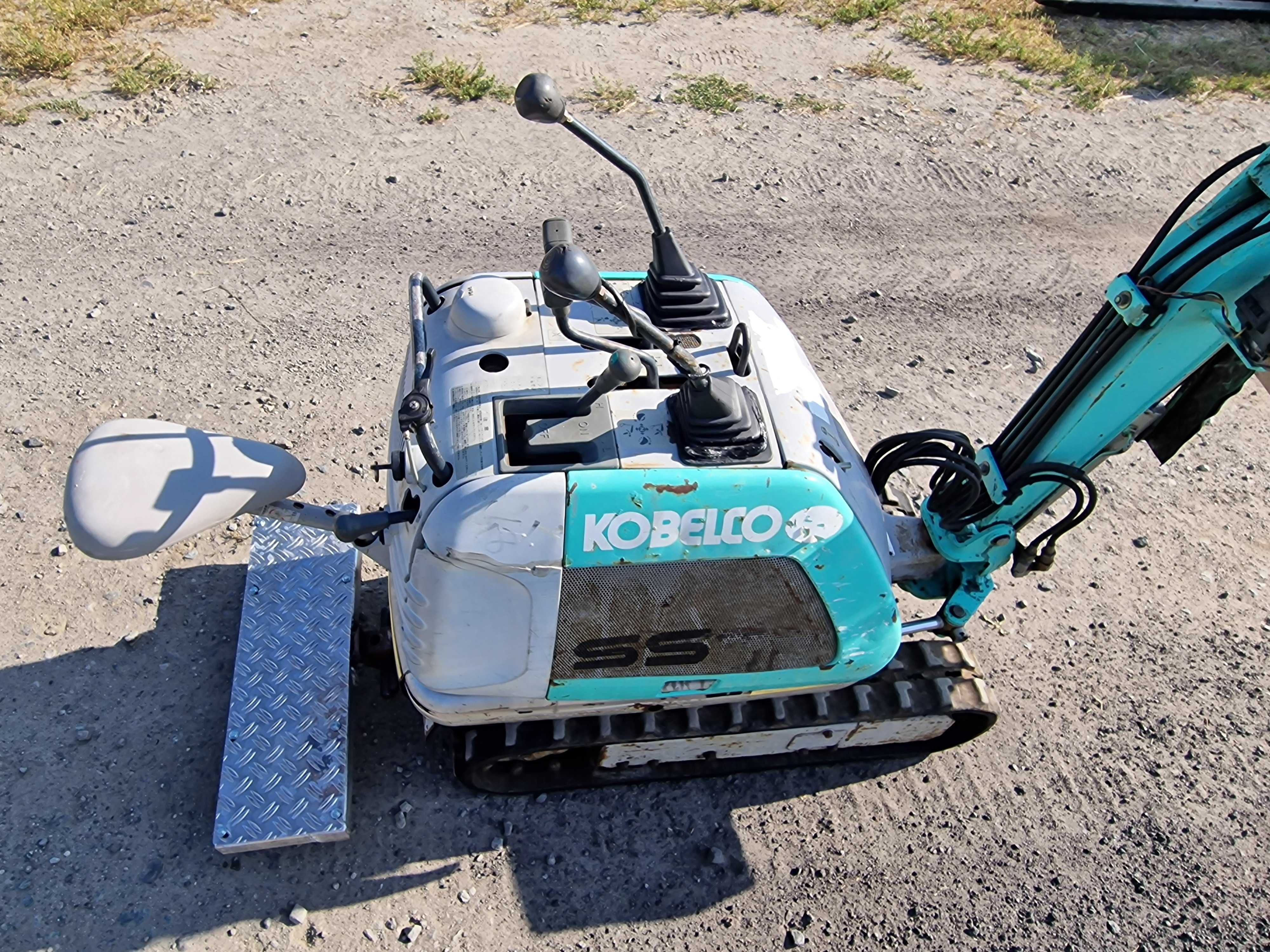 Mikro koparka Kobelco SS1 50cm szer. 350kg 3łyżki Fv23% cena brutto!