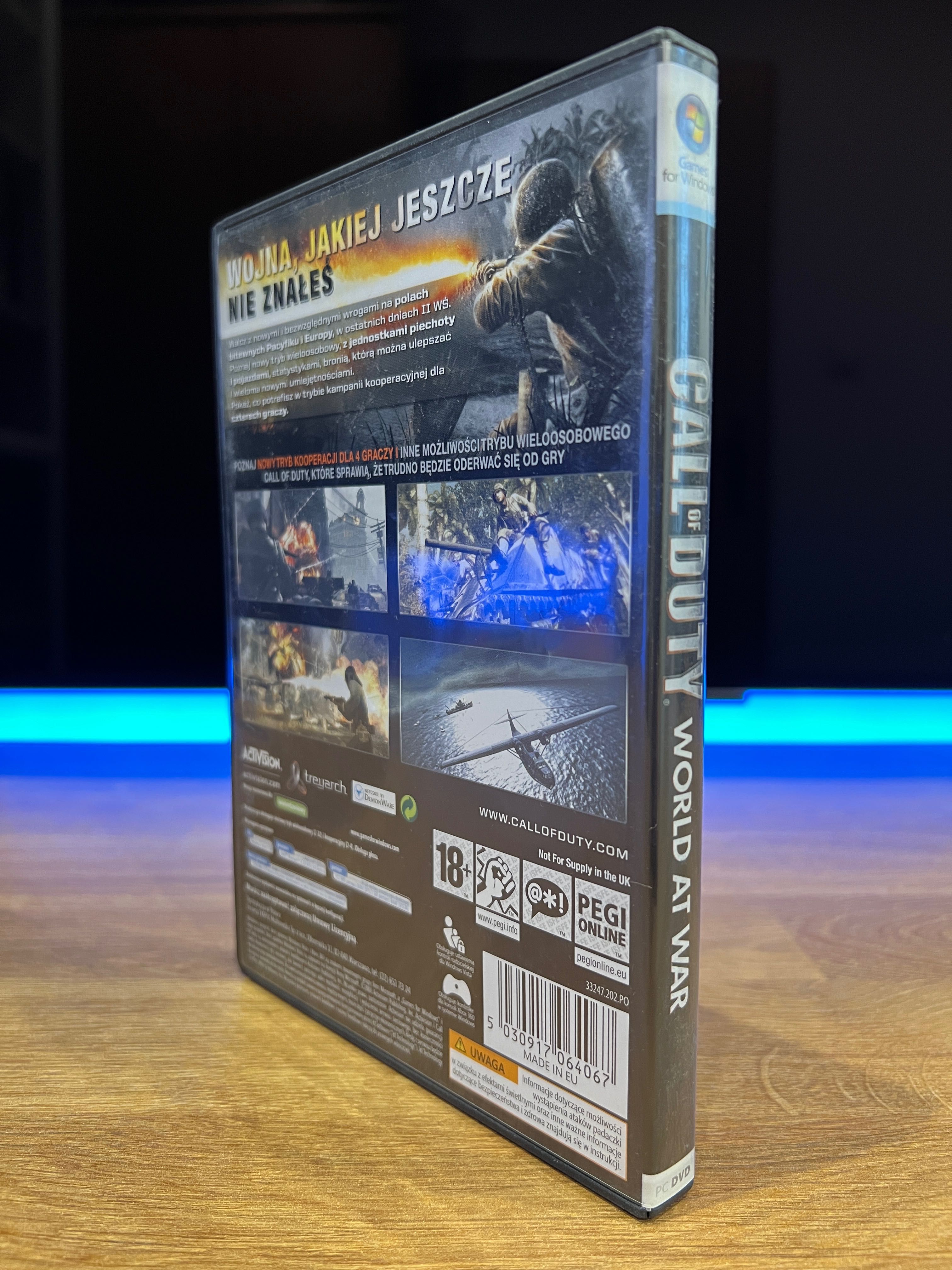 Call of Duty World at War (PC PL 2008) DVD BOX premierowe wydanie