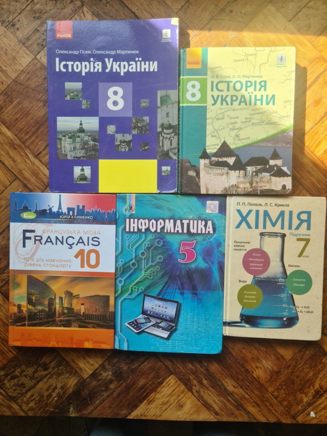 Підручники 9, 10 клас