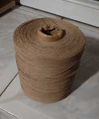 Упаковочный крафтовый бумажный шпагат Ø0.5мм жгут бечёвка шнур верёвка