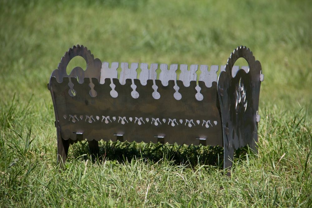 Лучший походный мангал "Абдула" + чехол, сталь 2мм, изящный дизайн