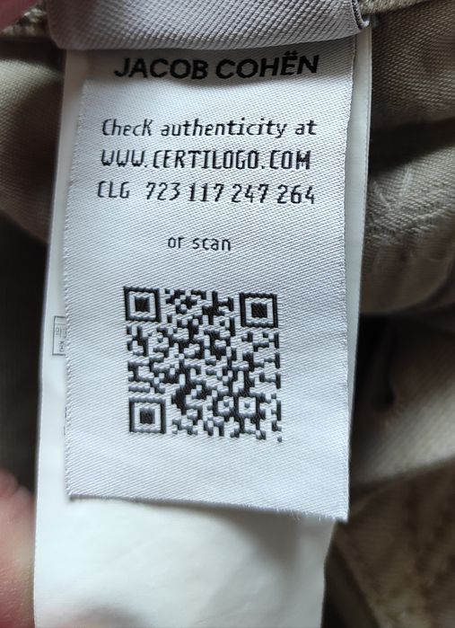 W33 Jacob Cohen Leonard оригінальні чоловічі джинси