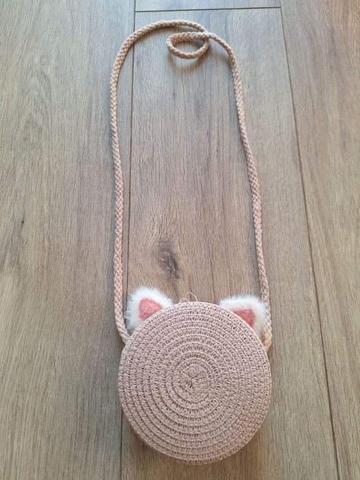 Zestaw kapelusz  torebka  kotek rozmiar 52cm