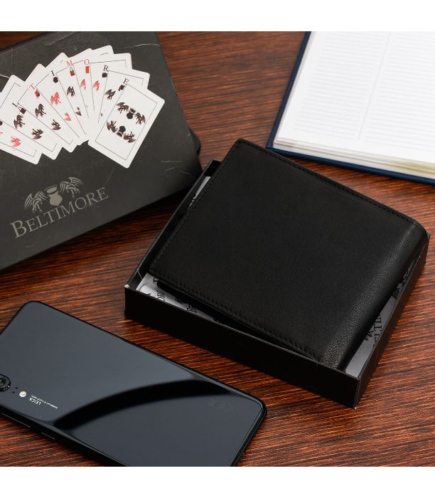 Męski portfel skórzany klasyczny RFiD Beltimore P93