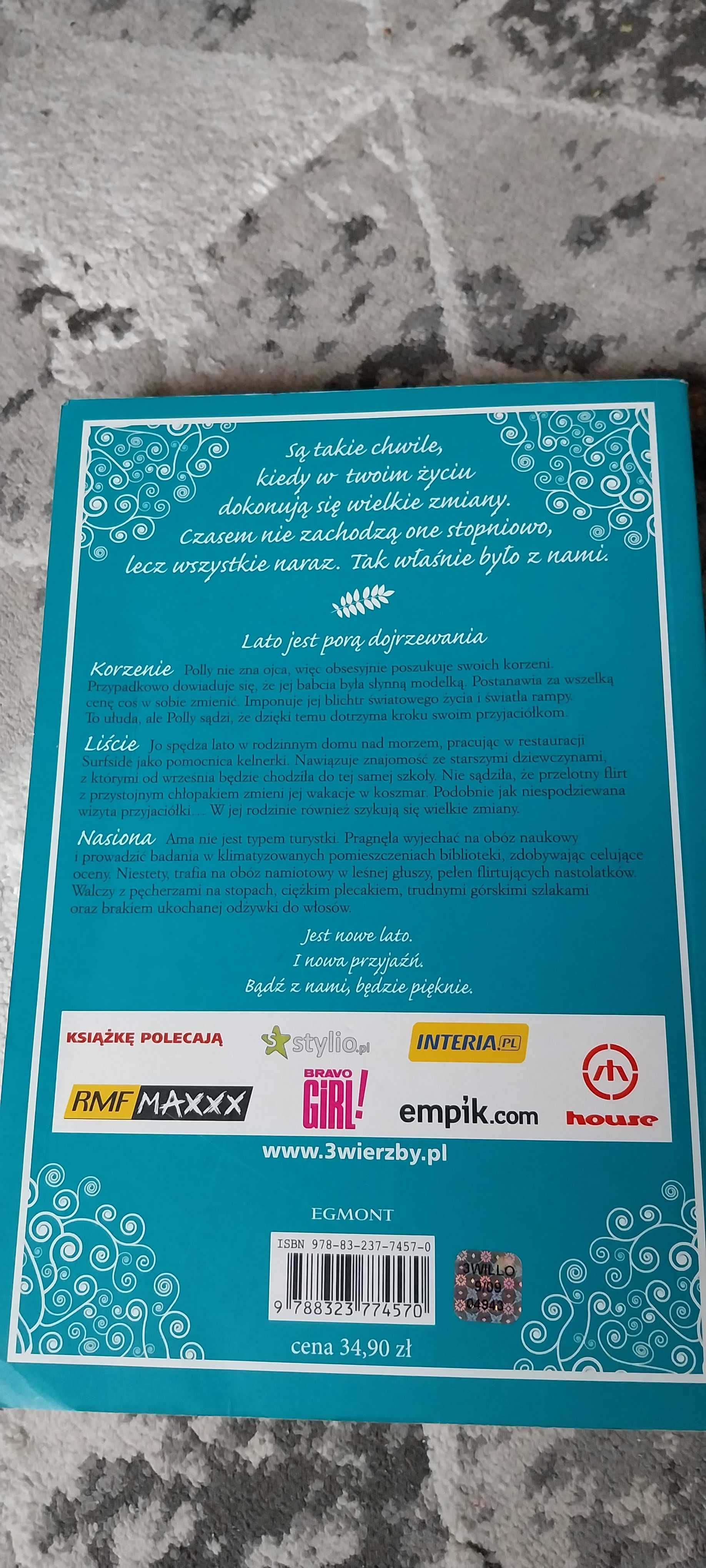 Ksiązki.A.Brashaŕes.Trzy wierzby.
