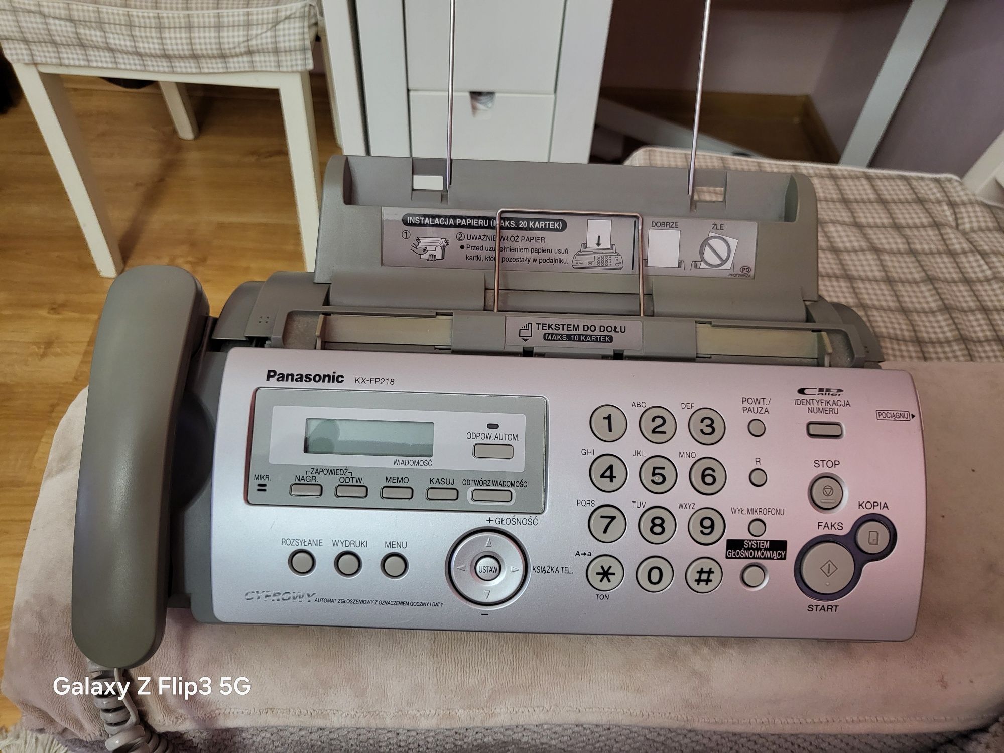 Panasonic telefon fax