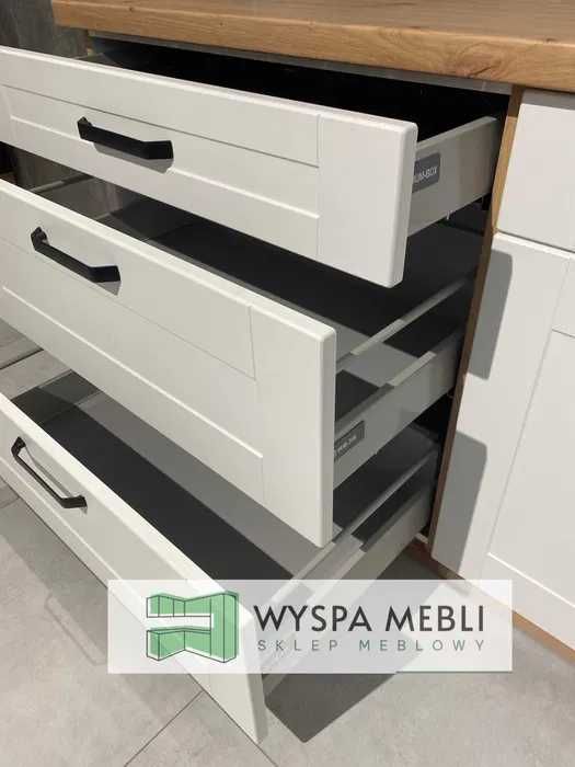NOWA kuchnia aneks MDF biały dąb artisan każdy wymiar mebli kuchennych