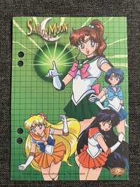 Karteczka do segregatora Sailor Moon Czarodziejka z księżyca lata 90