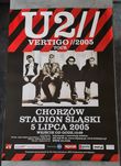 Plakat U2 .Trasa koncertowa Vertigo Tour 2005 r .Nie używany.