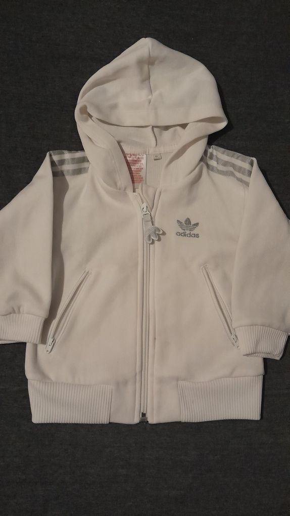 Bluza z kapturem dla dziewczynki rozmiar 80 adidas