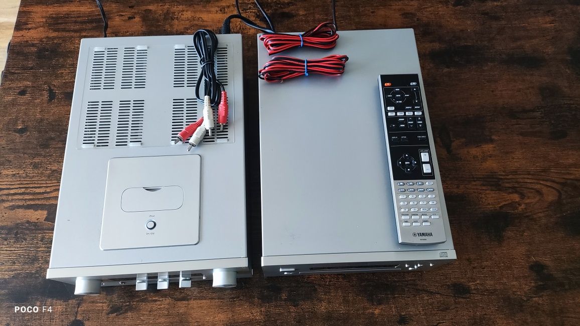 Wieża Yamaha pianocraft amplituner  R -840  odtwarzacz  Cd-640 , pilot