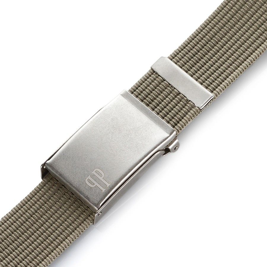pasek męski parciany khaki paolo peruzzi pw-19-95 cm