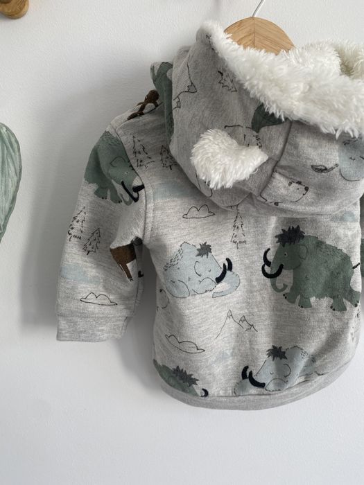 Bluza jak newbie 62 w mamuty z kapturem z uszami