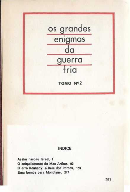 Os Grandes Enigmas da Guerra Fria - - - - 4 X Livros