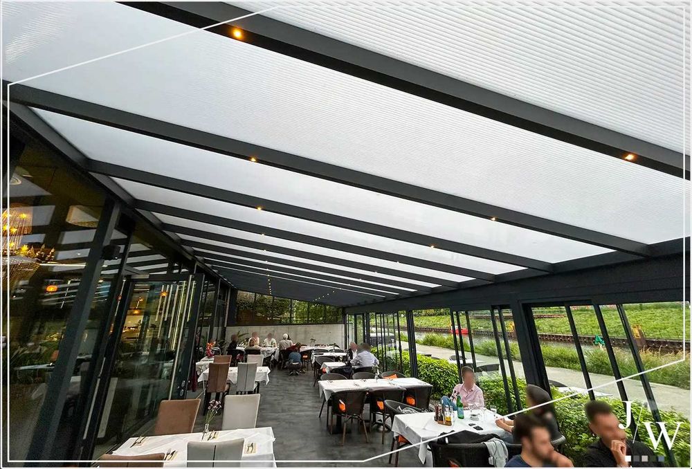 Aluminiowy Dach Zadaszenie Tarasu Wiata 2x6m PREMIUM -