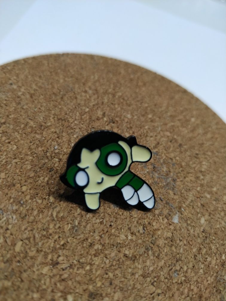 Atomówka Brawurka Powerpuff Girls pin przypinka broszka Cartoon Networ