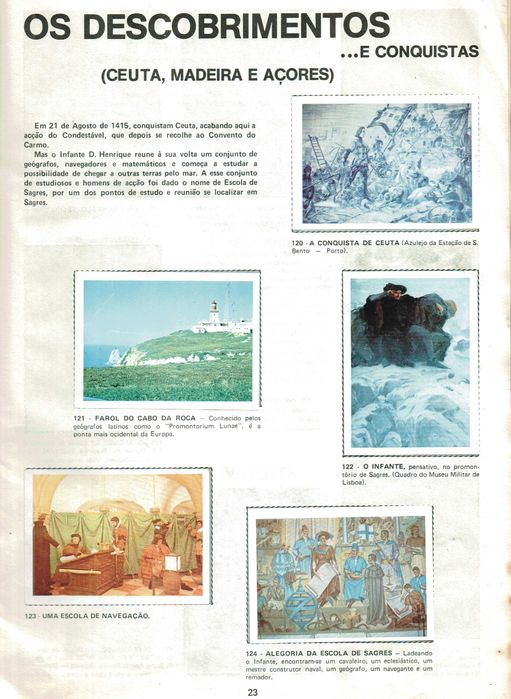 História de Portugal - Album de 330cromos de 1977