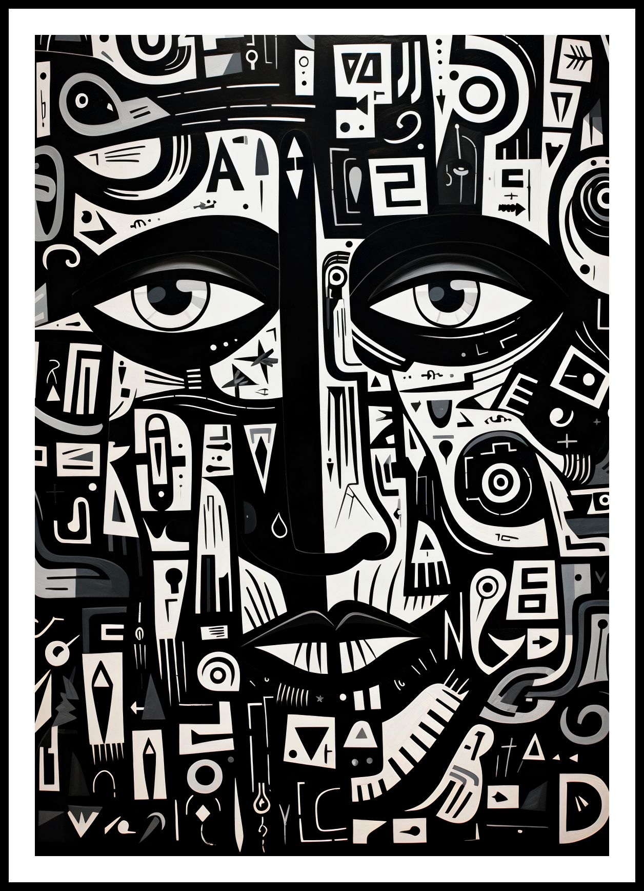Plakat 70x100cm Labirynt Myśli