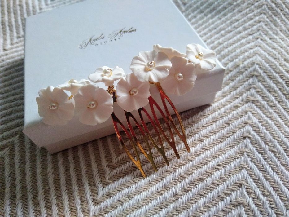 Grzebyk ślubny do włosów