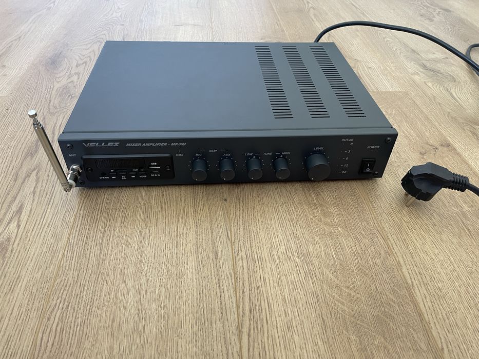 Підсилювач-мікшер VELLEZ 80ПП024М-FM/МР