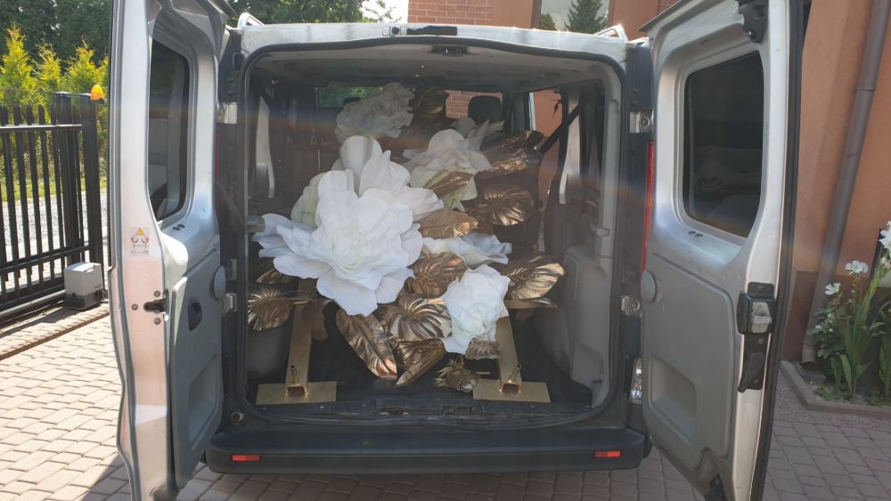 Ścianka weselna, dekoracja za Parą Młodą, Tło dekoracyjne